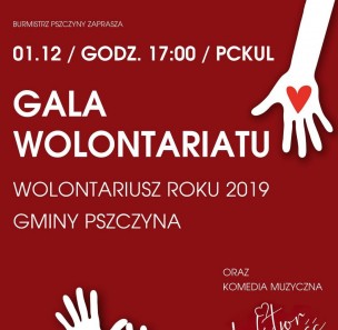 1 grudnia: gala wolontariatu 2019. Później spektakl 