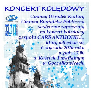 Koncert kolędowy zespołu Carrantuohill w Goczałkowicach na Święto Trzech Króli