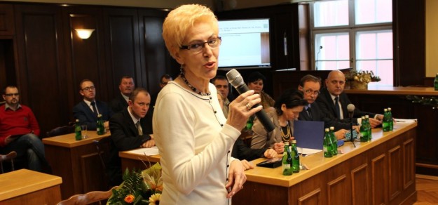 Halina Gawrońska-Gepfert podczas czwartkowej sesji