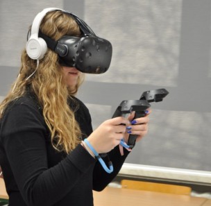 Uczniowie szkolili się w wirtualnej rzeczywistości