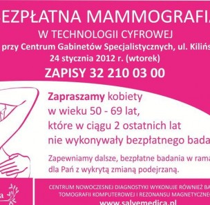 Bezpłatna mammografia w Pszczynie