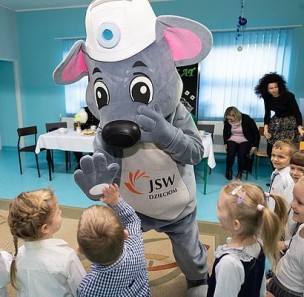 JSW w przedszkolu w Golasowicach opowiadała o górnictwie