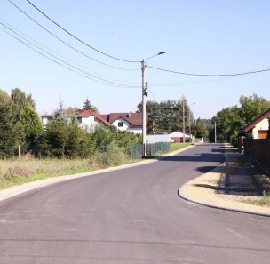 Ulica Piaskowa na osiedlu Polne Domy już gotowa