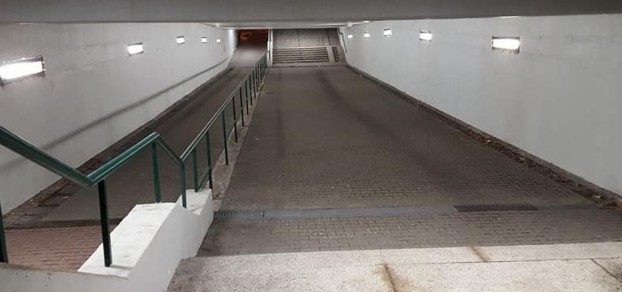 Tunel dla pieszych i rowerzystów pod DK-1 w Pszczynie w pobliżu Osiedla Daszyńskiego / fot. Osiedle Daszyńskiego w Pszczynie