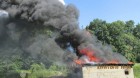 Pożar rybaczówki w Krzyżowicach. Fot. PSP Pszczyna