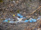 Śmieci przy Jeziorze Goczałkowickim