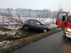 W Pawłowicach na DK 81 dachowały dwa auta (fot. OSP Pawłowice)
