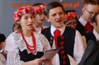 Folkowianie i uczniowie występem podziękowali za wsparcie (fot. powiat pszczyński)