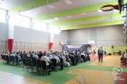 Otwarcie sali gimnastycznej w Kobiórze (fot. powiat pszczyński)