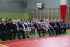 Otwarcie sali gimnastycznej w Kobiórze (fot. powiat pszczyński)