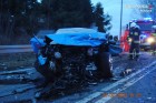 Śmiertelny wypadek w Pielgrzymowicach. Nie żyje 32-latka (fot. KPP Pszczyna)