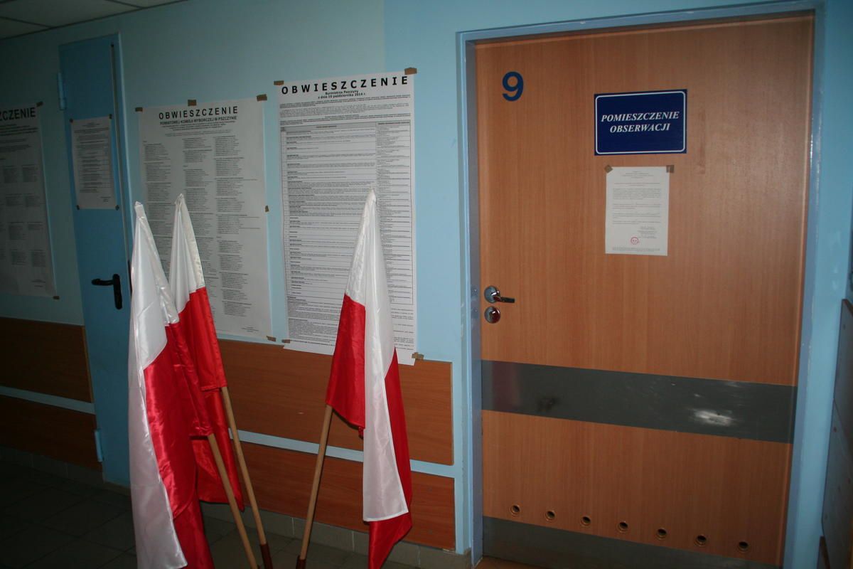 Lokal wyborczy w szpitalu był zamknięty