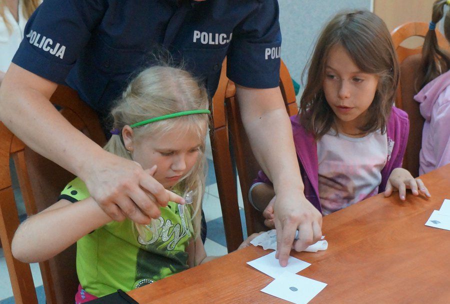 Dzieci odwiedziły pszczyńskich policjantów