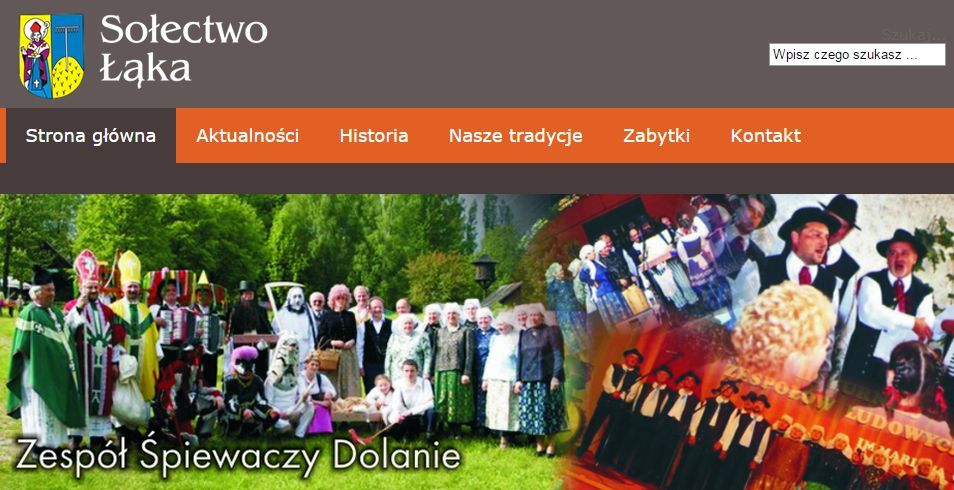 Strona internetowa Łąki wyróżniona w konkursie