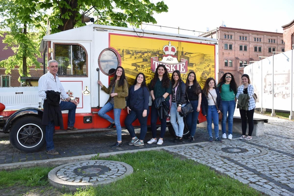 Uczennice z Portugalii na praktykach zawodowych w Pszczynie