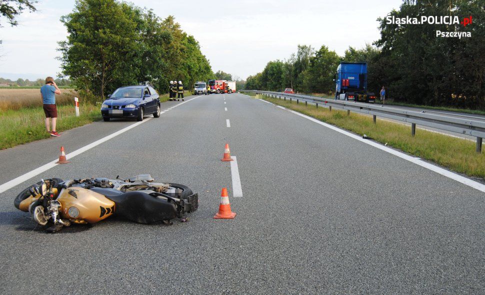 Tragedia w Warszowicach. W wypadku zginął motocyklista