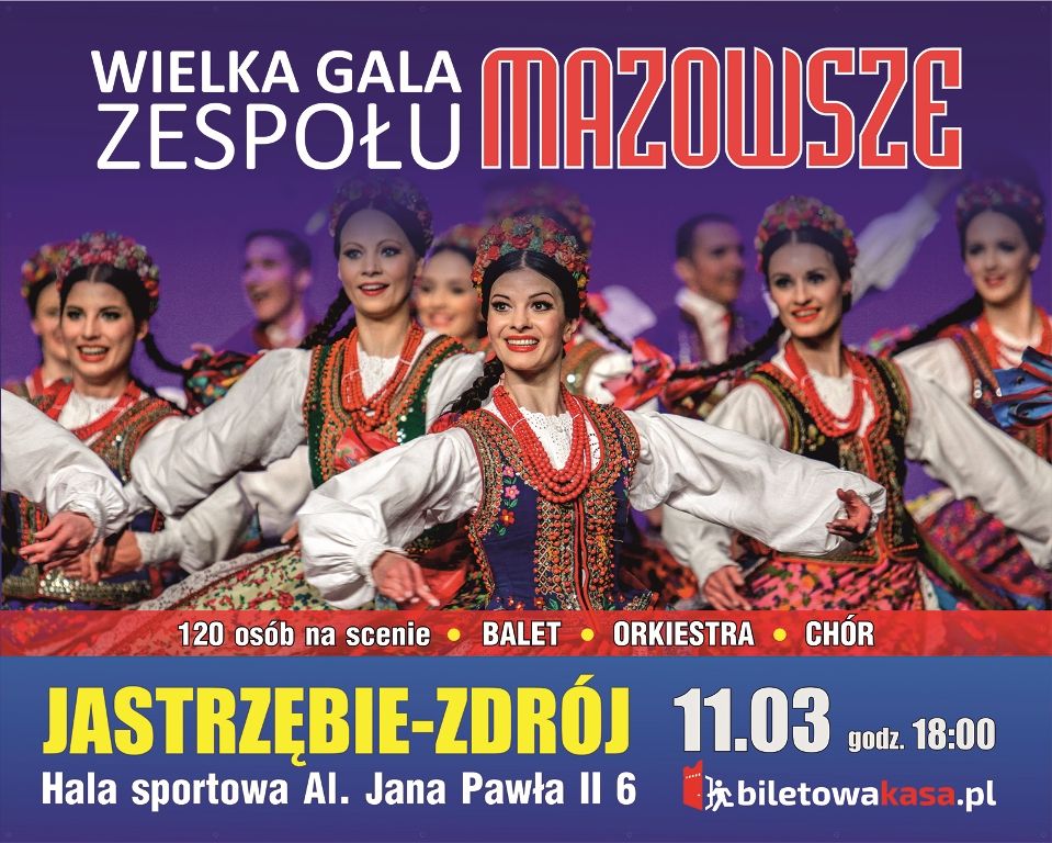 Zespół Mazowsze na koncercie w Jastrzębiu. Wygraj zaproszenia!
