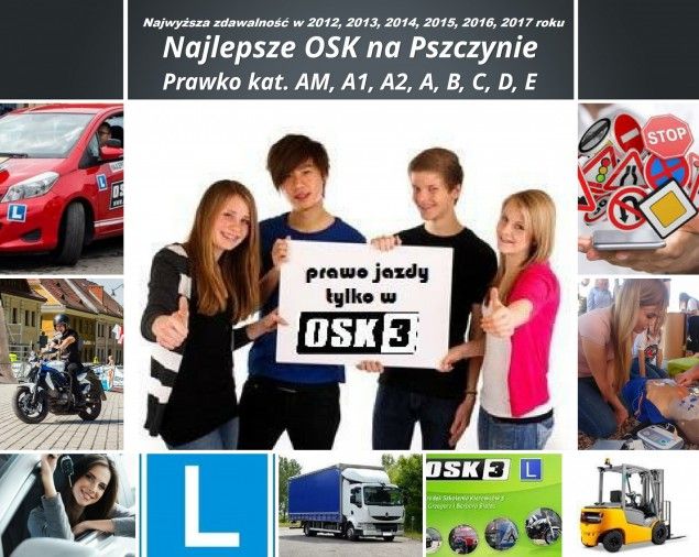 Art.spons. Kurs na prawo jazdy i świadectwa kwalifikacji w OSK3 w Pszczynie!