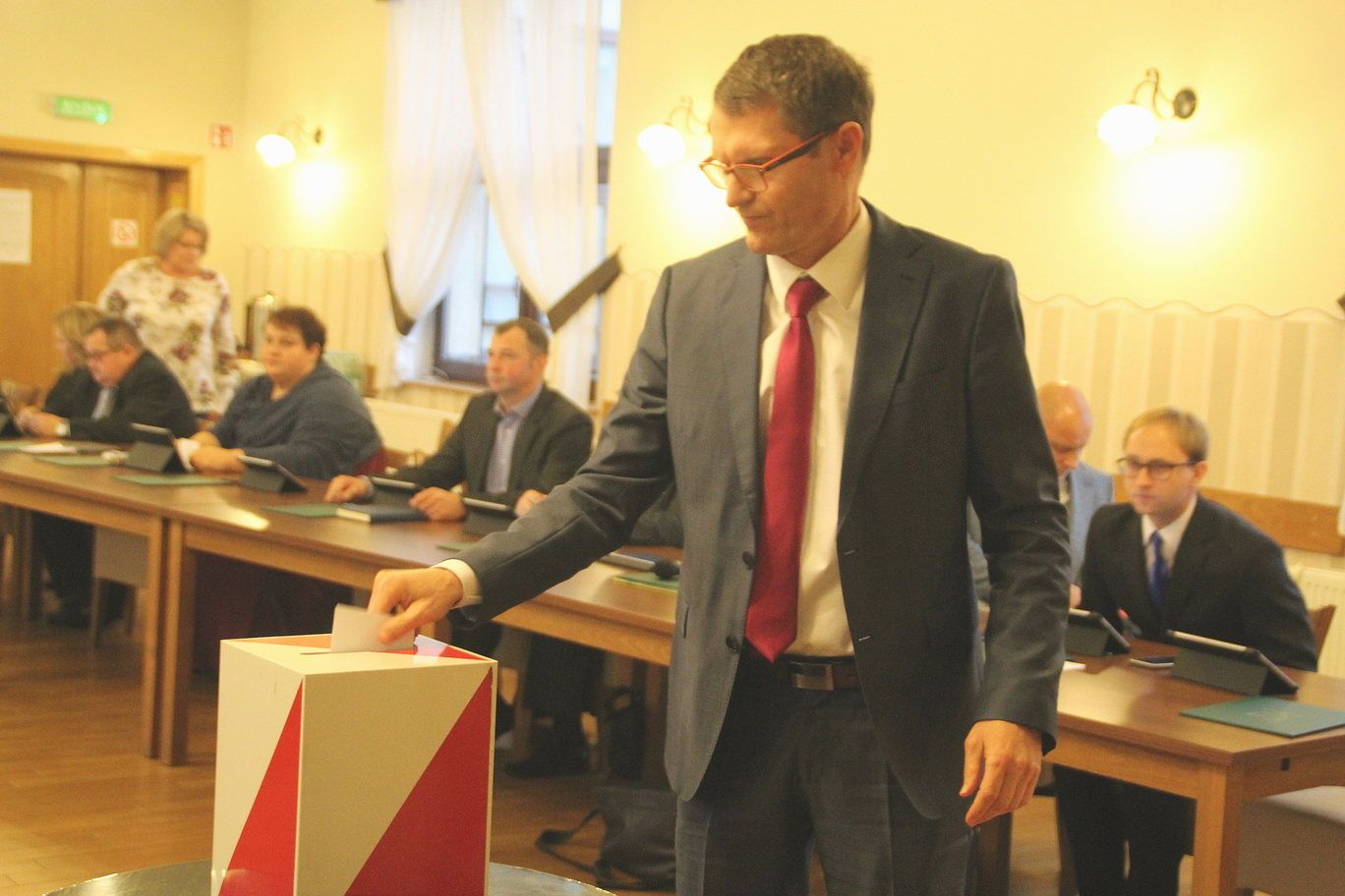 Przewodniczącym Rady Gminy został Tadeusz Lazarek