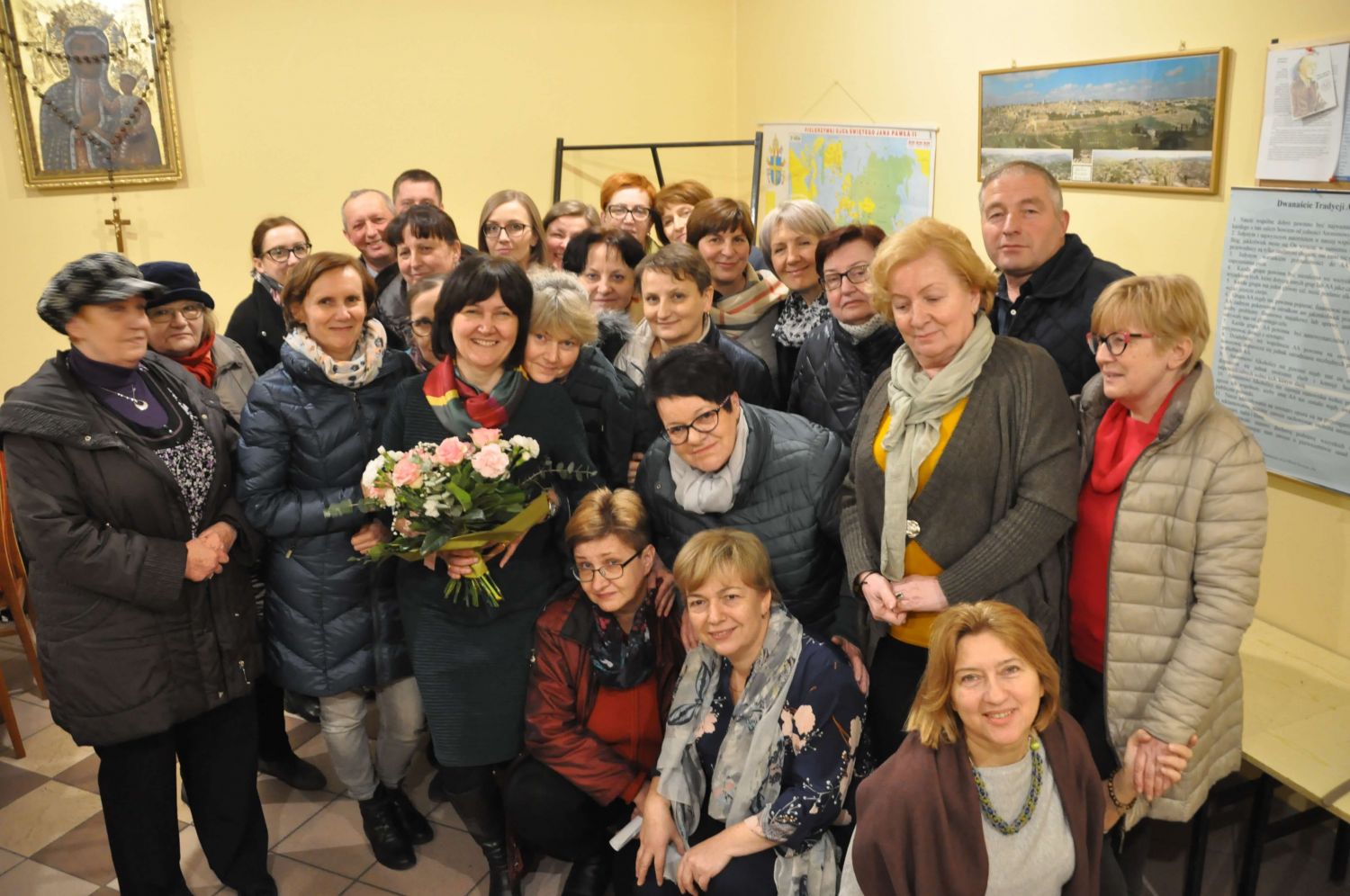 Członkowie hospicjum obecni na Walnym Zgromadzeniu w marcu 2019 r. (fot. Hospicjum św. Ojca Pio)