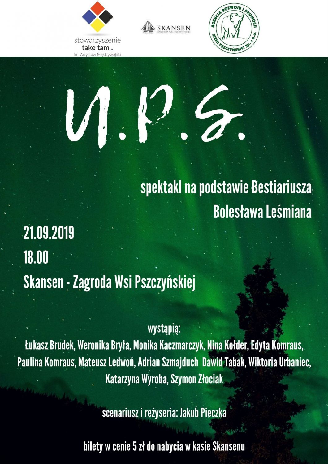 Spektakl na podstawie bestiariusza Bolesława Leśmiana w pszczyńkim Skansenie