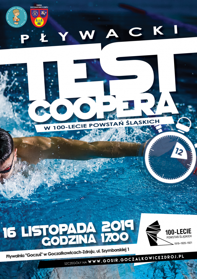 Pływacki Test Coopera na 100-lecie Powstań Śląskich