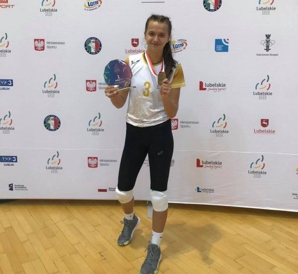 Martyna Witczak wraz z reprezentacją Śląska zdobyła mistrzostwo Polski U-14