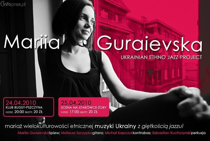 <font color=red>Zmiana terminu koncertu Mariia Guraievska Ukrainian Ethno Jazz Project</font>