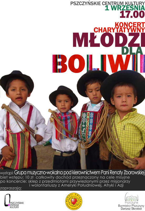 Młodzi dla Boliwii - koncert charytatywny