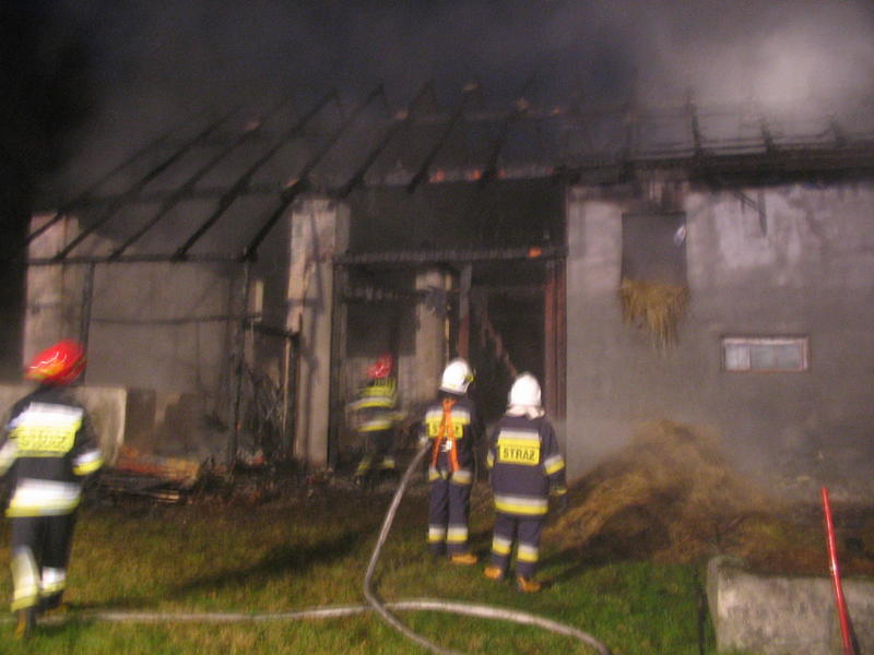 Dwa pożary, zadymienie i dwie osoby w szpitalu (foto)