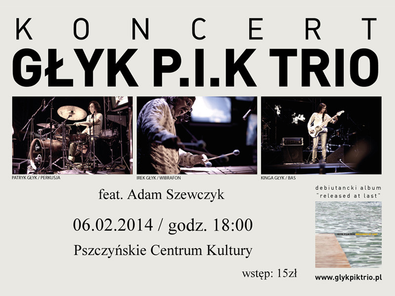 Koncert Głyk P.I.K. Trio