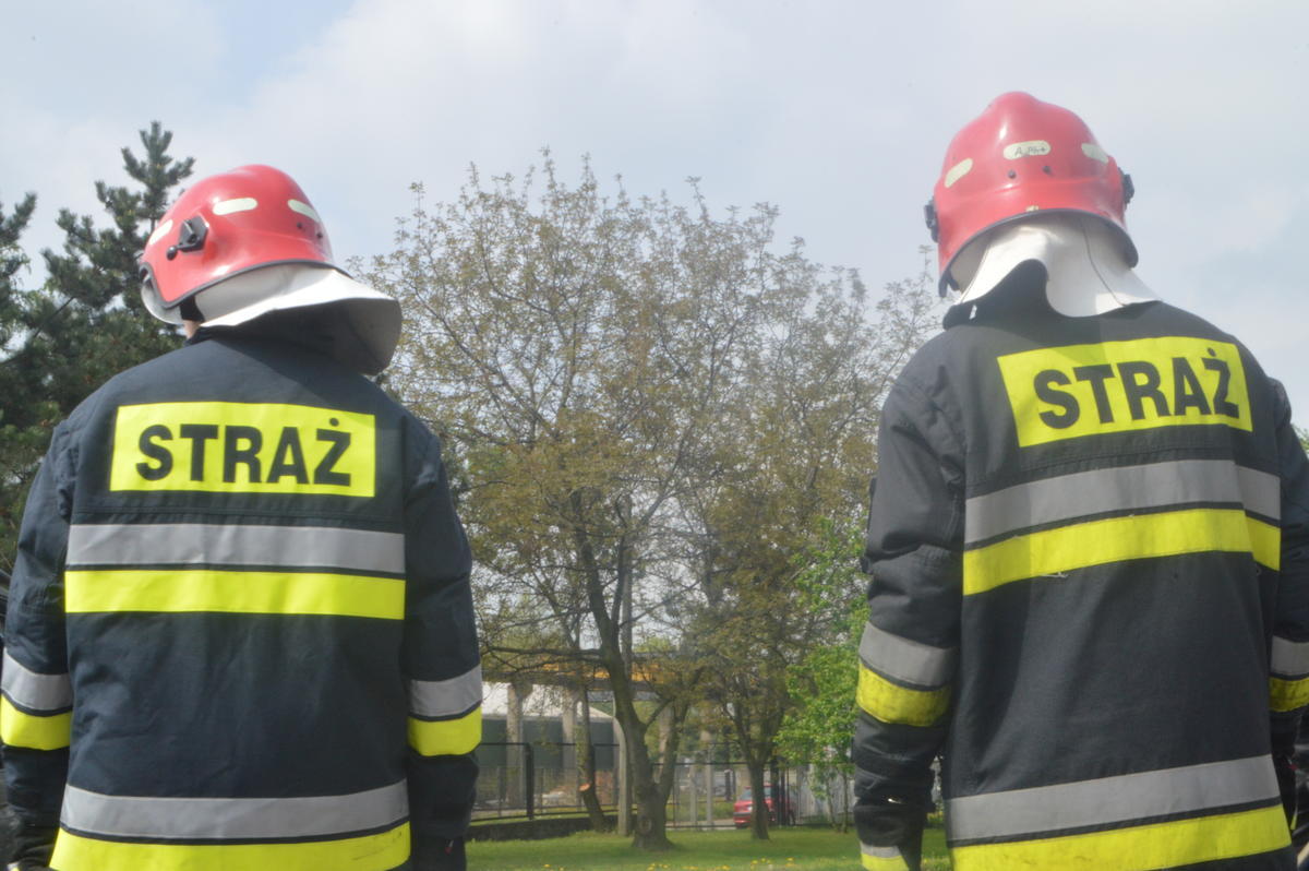 Kompania OSP pomagała w Czechowicach, a u nas znów pożar budynku od uderzenia pioruna